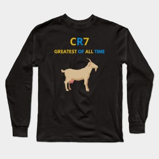 ronaldo goat Long Sleeve T-Shirt